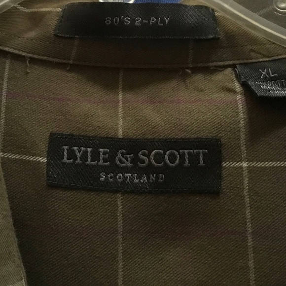 Lyle & Scott Plaid Button Down Shirt, Size XL - Picture 13 of 16